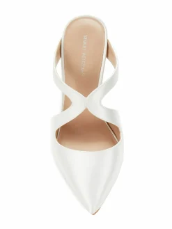 Stuart Weitzman Mariposa Wavy Mule Pumps