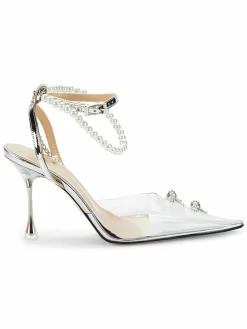 Mach & Mach Matilda Embellished Transparent Pumps