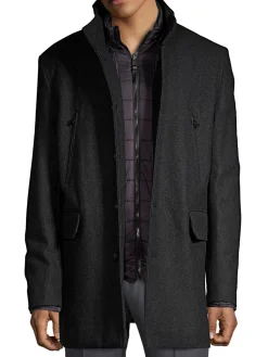 Cole Haan Coats & Jackets|Melton 3-In-1 Jacket