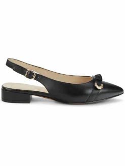 Cole Haan Menlo Leather Slingback Skimmer Flats