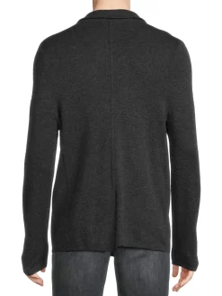 Saks Fifth Avenue Sweaters|Merino Wool Blend Sweater Blazer