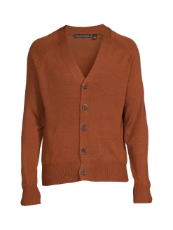 Saks Fifth Avenue Sweaters|Merino Wool Blend V-Neck Cardigan