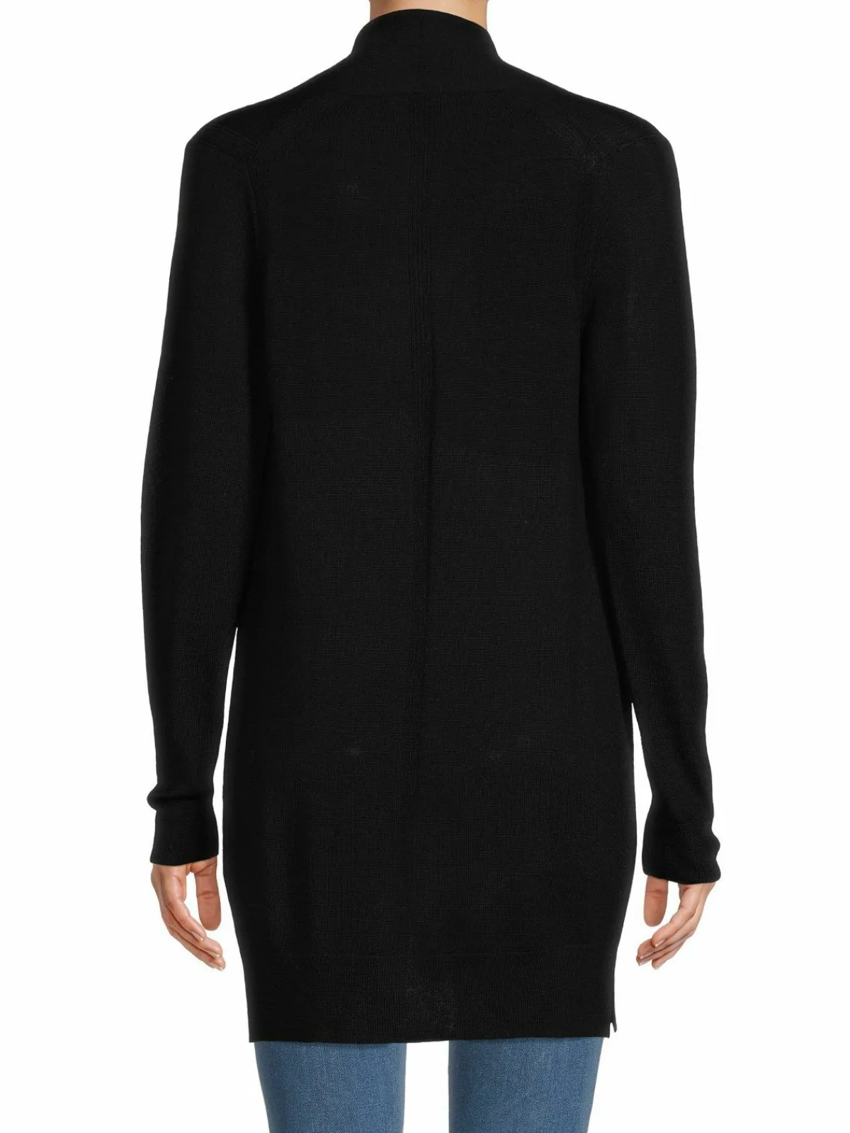Women Saks Fifth Avenue Merino Wool Front Open Cardigan