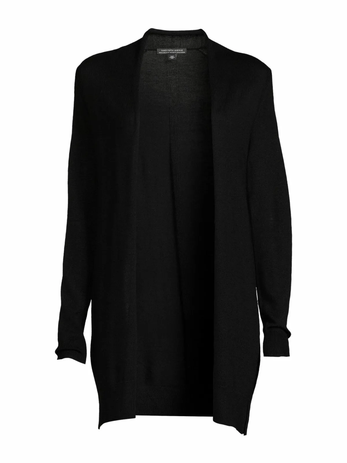 Women Saks Fifth Avenue Merino Wool Front Open Cardigan