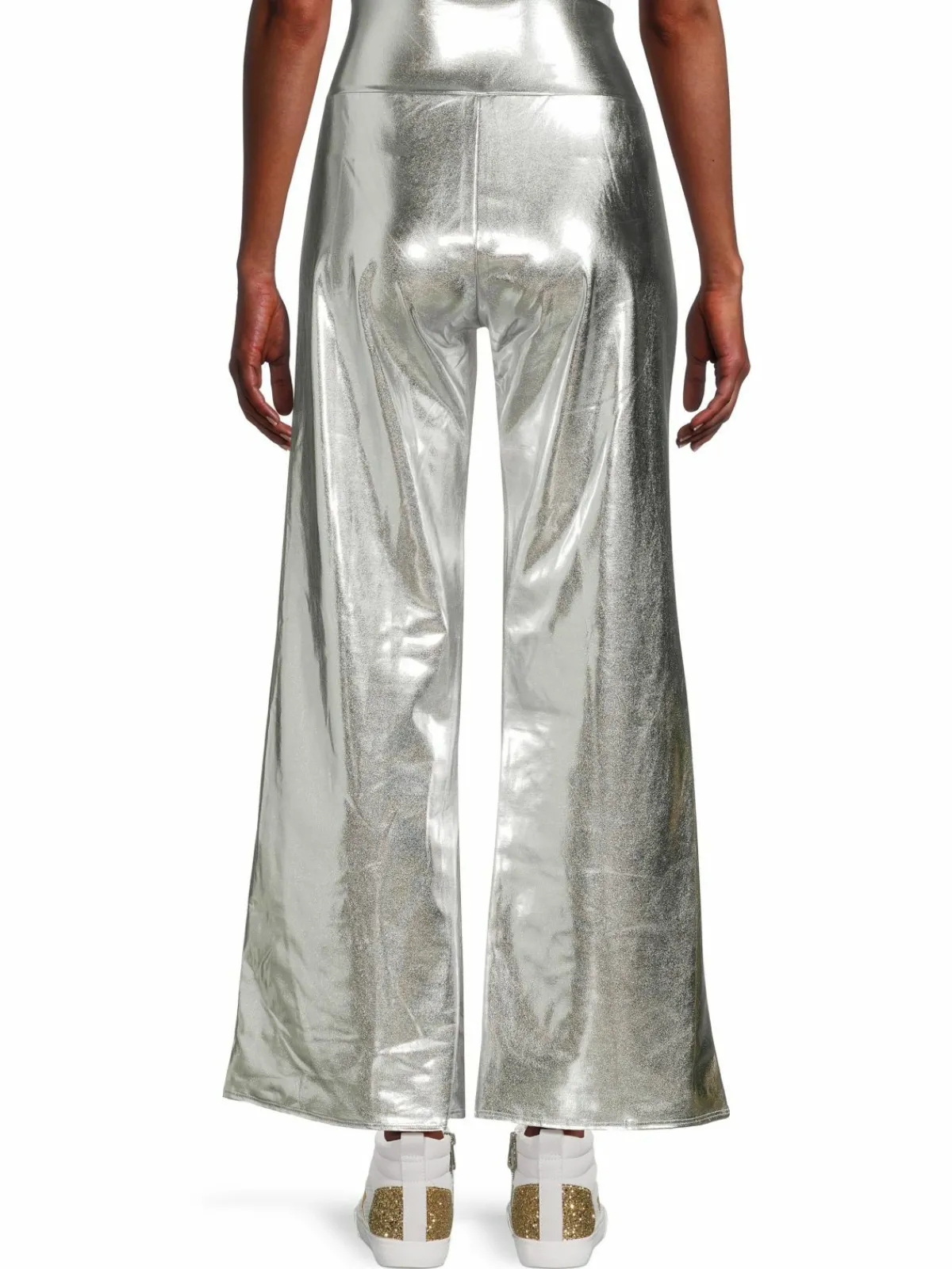 Women Renee C. Metallic Wide Leg Pants