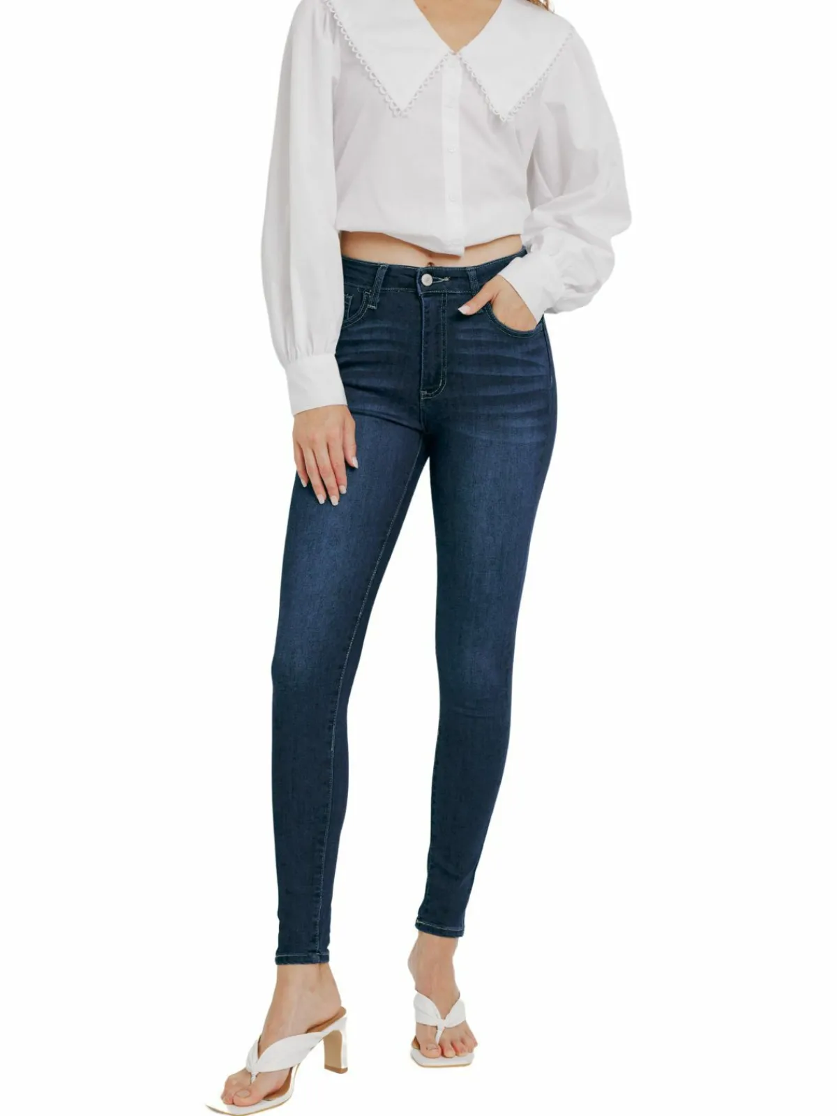 Women KanCan Mid Rise Ankle Skinny Jeans