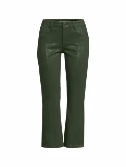 Women Joe's Jeans Mid Rise Coated Cropped Jeans