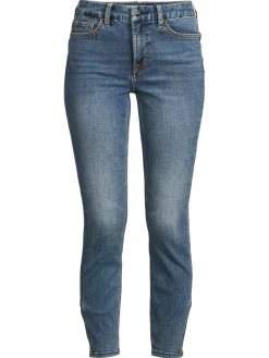 Women Jen7 Mid Rise Skinny Cropped Jeans