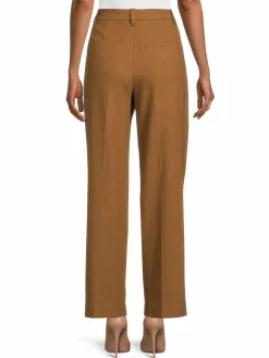 Women Vince Mid Rise Wool Blend Pants