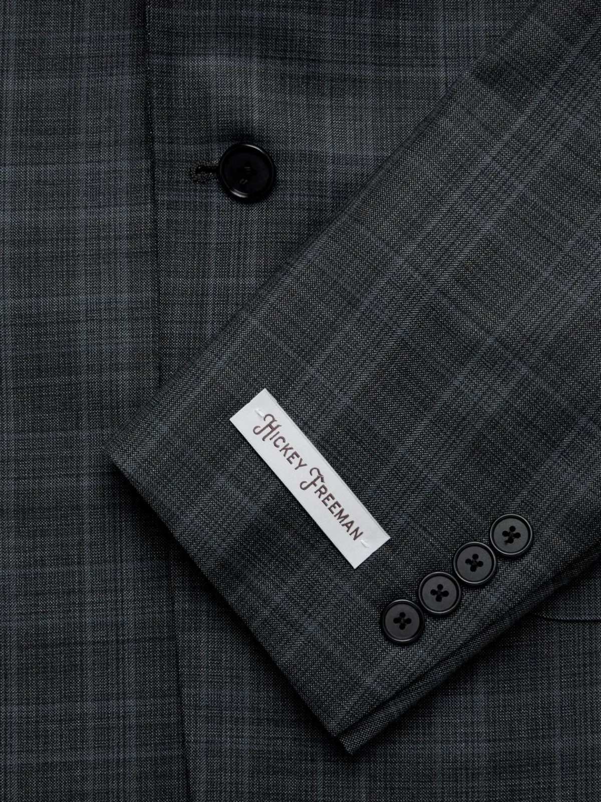 Hickey Freeman Blazers & Sportcoats|Milburn Ii Plaid Wool Blazer Light Grey