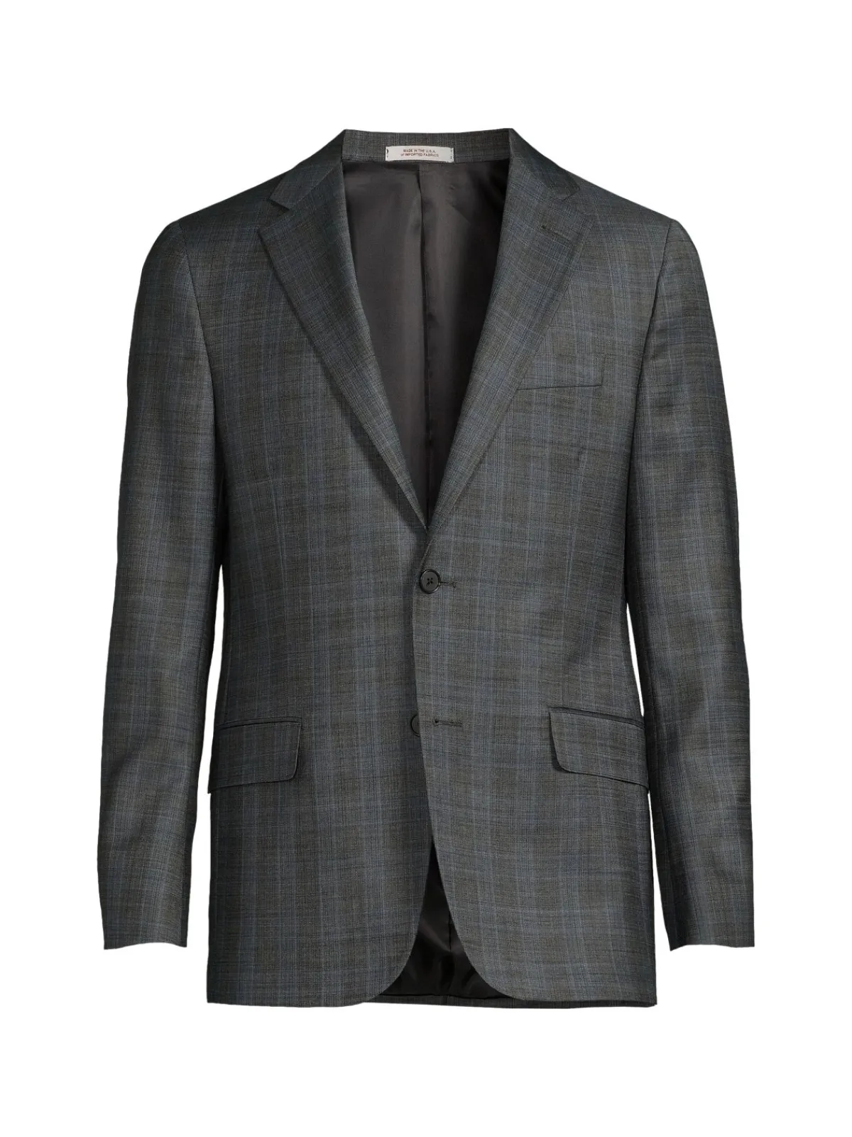 Hickey Freeman Blazers & Sportcoats|Milburn Ii Plaid Wool Blazer Light Grey