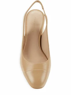 Stuart Weitzman Milla Leather Slingback Pumps
