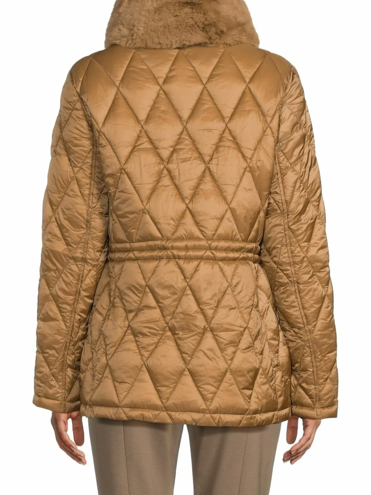Women MICHAEL Michael Kors Missy Faux Fur Packable Puffer Jacket