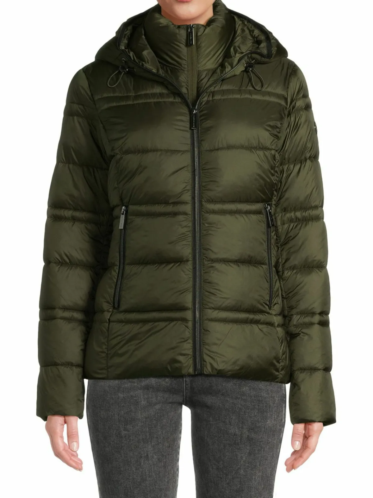 Women MICHAEL Michael Kors Missy Quilted & Hooded Puffer Jacket