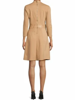 Women Ellen Tracy Mixed Media A Line Dress
