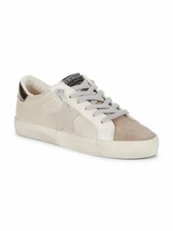 Vintage Havana Mixed-Media Star Patch Sneakers