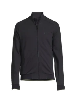 Z Zegna Sweaters|Mockneck Zip Sweater Black