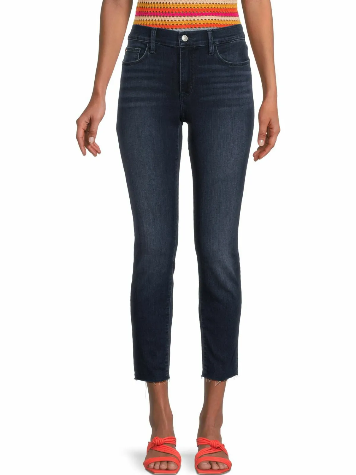 Women Hudson Natalie Mid Rise Super Skinny Ankle Jeans