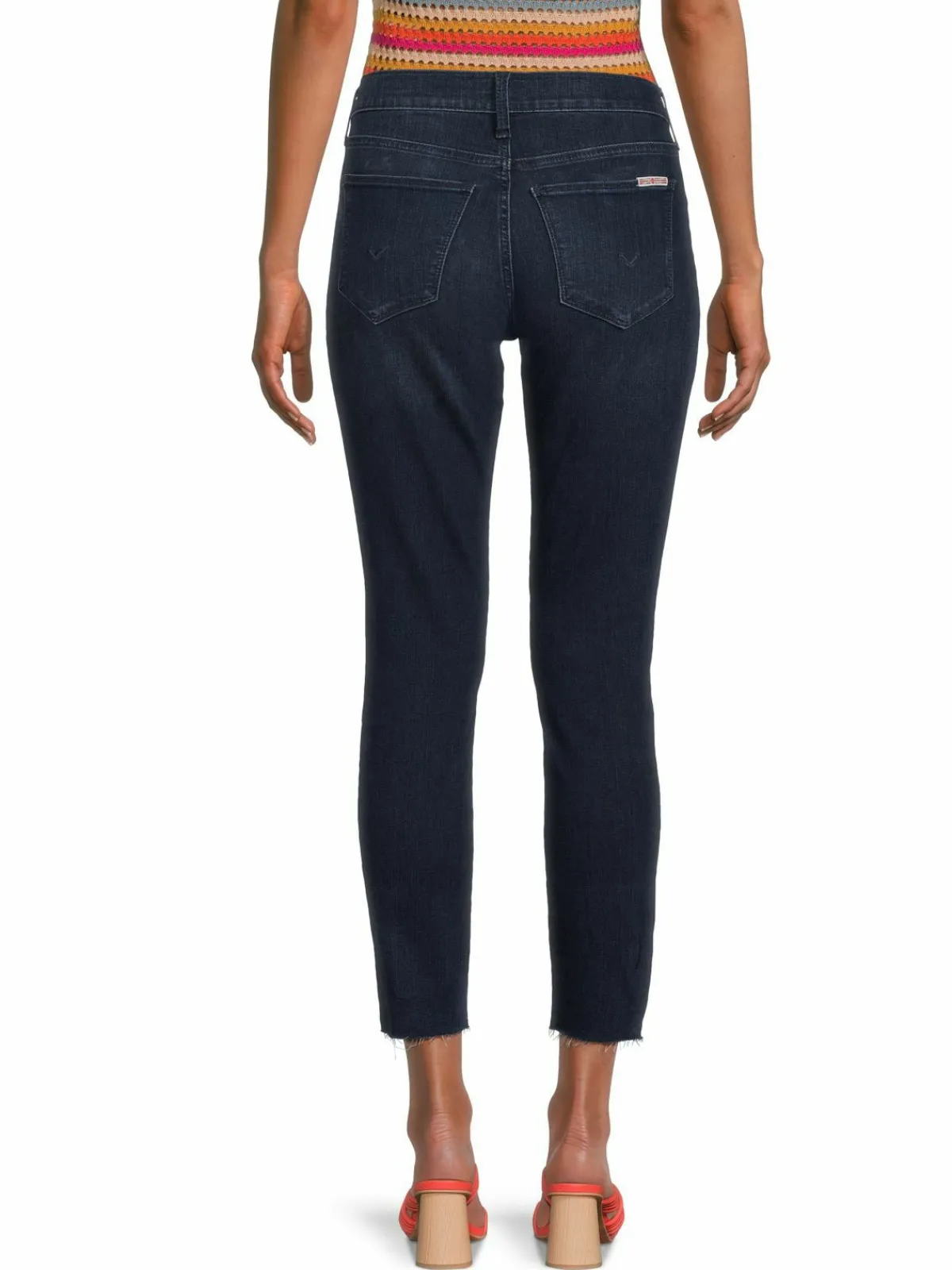 Women Hudson Natalie Mid Rise Super Skinny Ankle Jeans