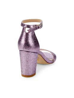 Stuart Weitzman Nearlynude Ankle Strap Sandals