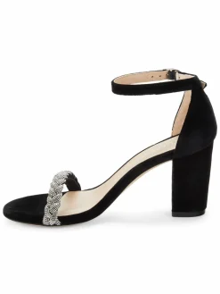Stuart Weitzman Nearlynude Hishine Embellished Sandals