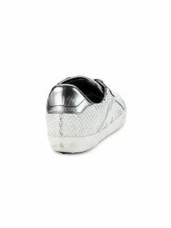 Zadig & Voltaire Neo Keith Snakeskin Embossed Leather Sneakers
