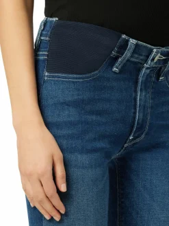 Women Hudson Nico Mid Rise Boot Cut Maternity Jeans