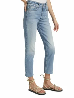 Women rag & bone Nina High Rise Ankle Cigarette Jeans