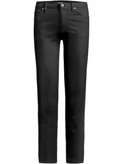 Women Hudson Noa High Rise Coated Straight Crop Jeans