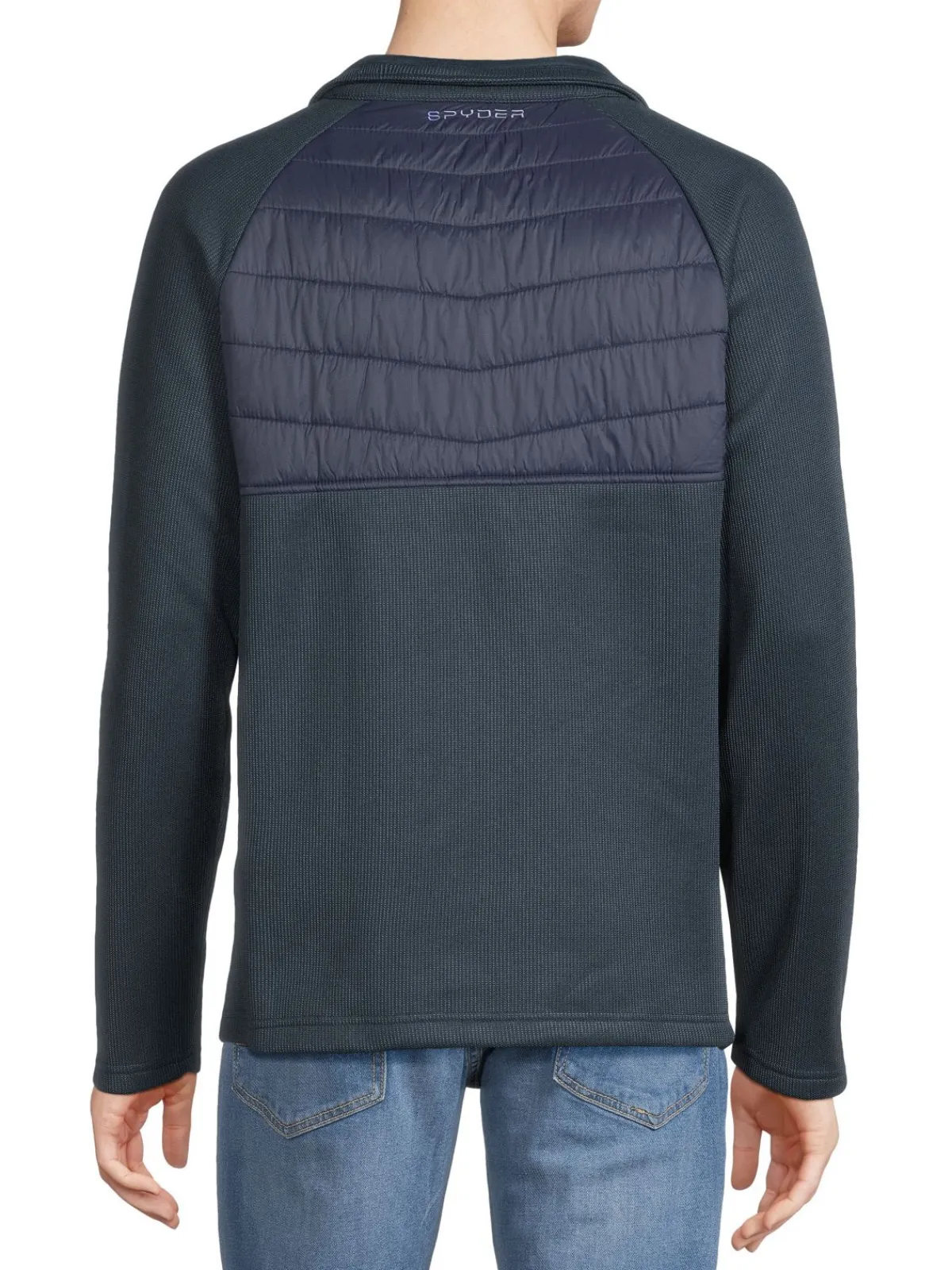 Spyder Activewear|Nova Logo Quilted Jacket Frontier Blue