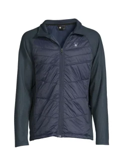 Spyder Activewear|Nova Logo Quilted Jacket Frontier Blue