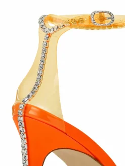 Stuart Weitzman Nudistglam Crystal-Embellished Sandals