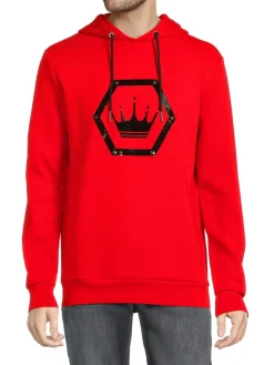 Bertigo Activewear|Oberon Graphic Hoodie Red