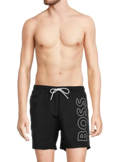 BOSS Swimwear|Octopus Logo Swim Shorts Black