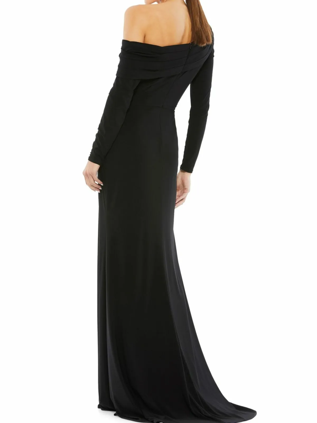 Women Mac Duggal One Shoulder Column Gown