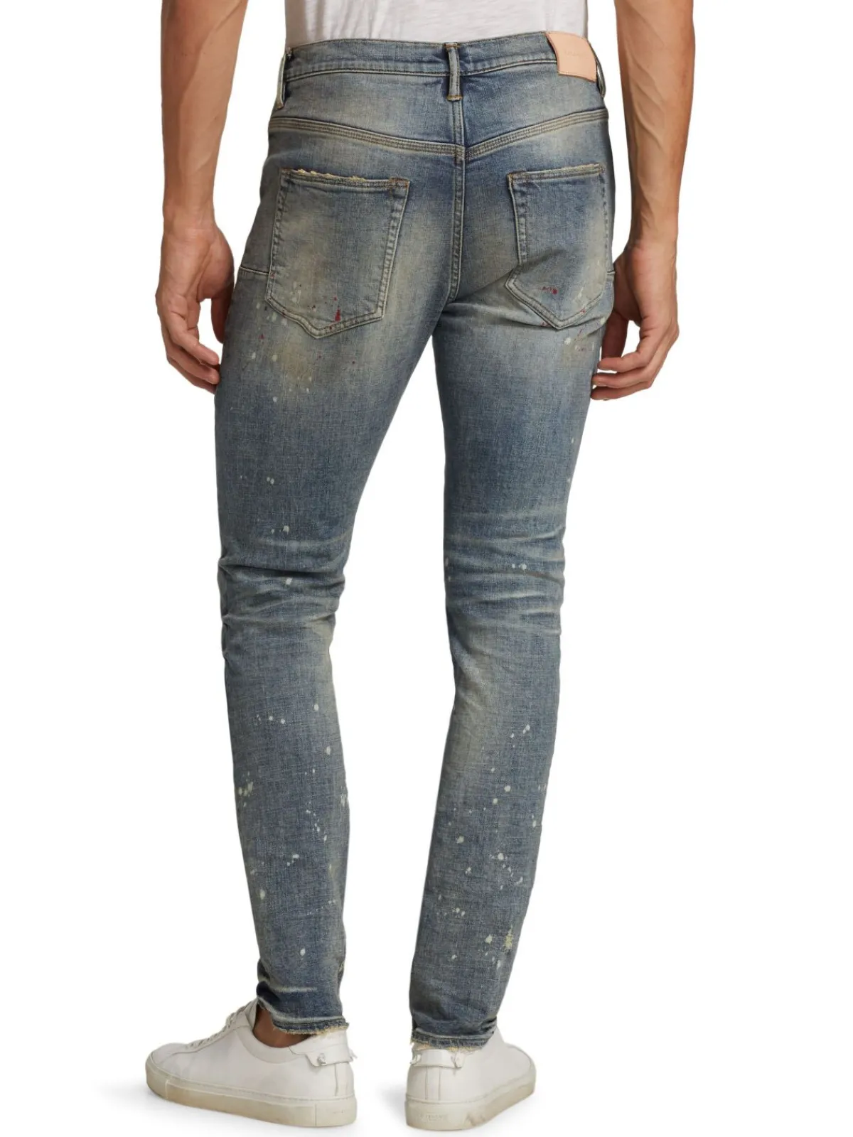 Purple Brand Jeans|P002 Ripped Drop Fit Slim Jeans Vintage