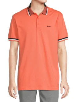 BOSS Polos|Paddy Logo Polo Red