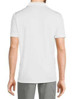 BOSS Polos|Paddytech Solid Logo Polo White