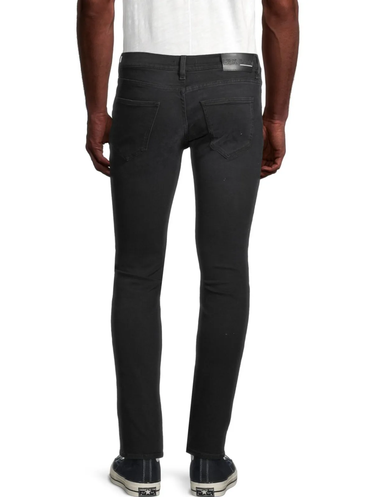 BLK DNM Jeans|Paint Splatter Skinny Jeans Fulton Black