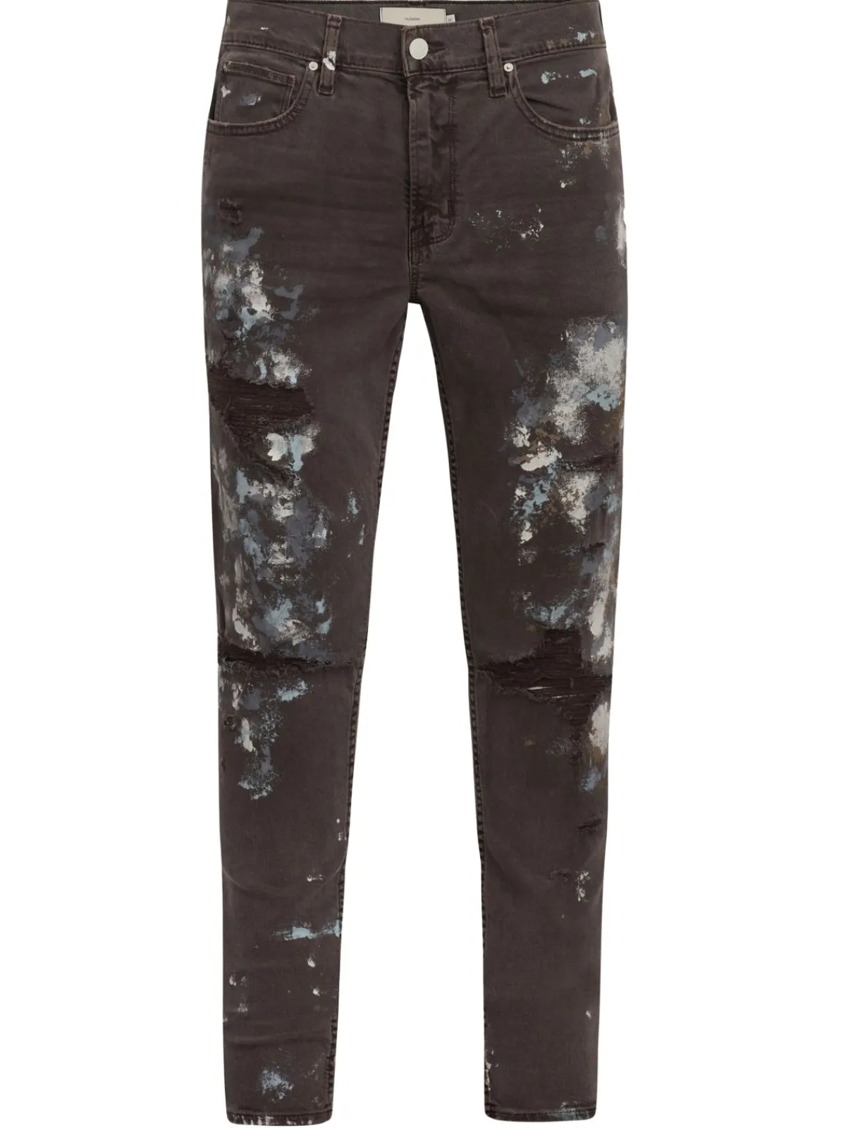 Hudson Jeans|Painted Zack Skinny Fit Jeans Chocolate