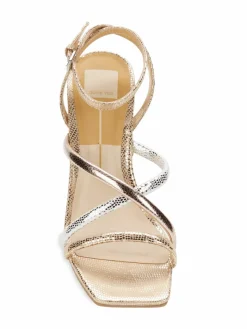 Dolce Vita Paoli Metallic Strappy Sandals