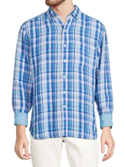Tommy Bahama Linen|Paradiso Linen Shirt Palace Blue