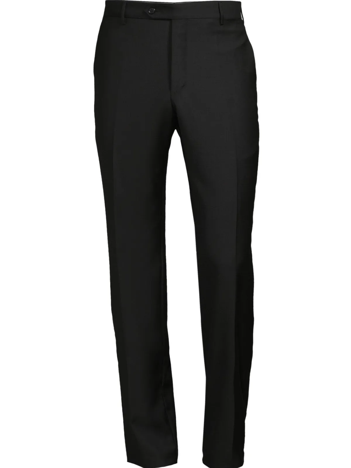 Zanella Pants|Parker Virgin Wool Flat Front Pants Black