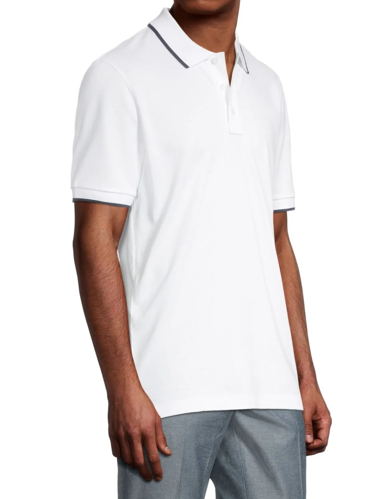 BOSS Polos|Parlay 145 Polo Shirt White