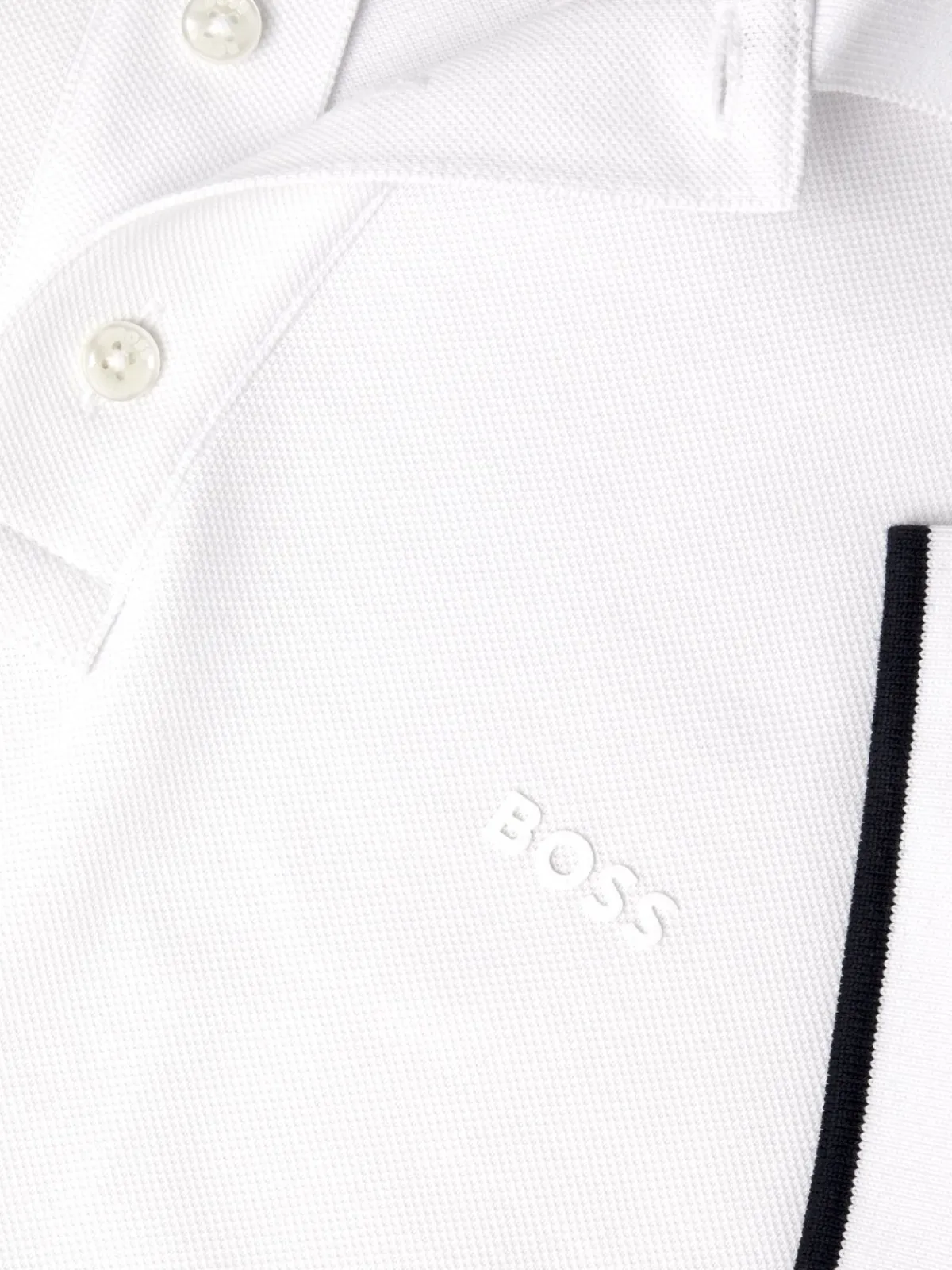 BOSS Polos|Parlay 145 Polo Shirt White