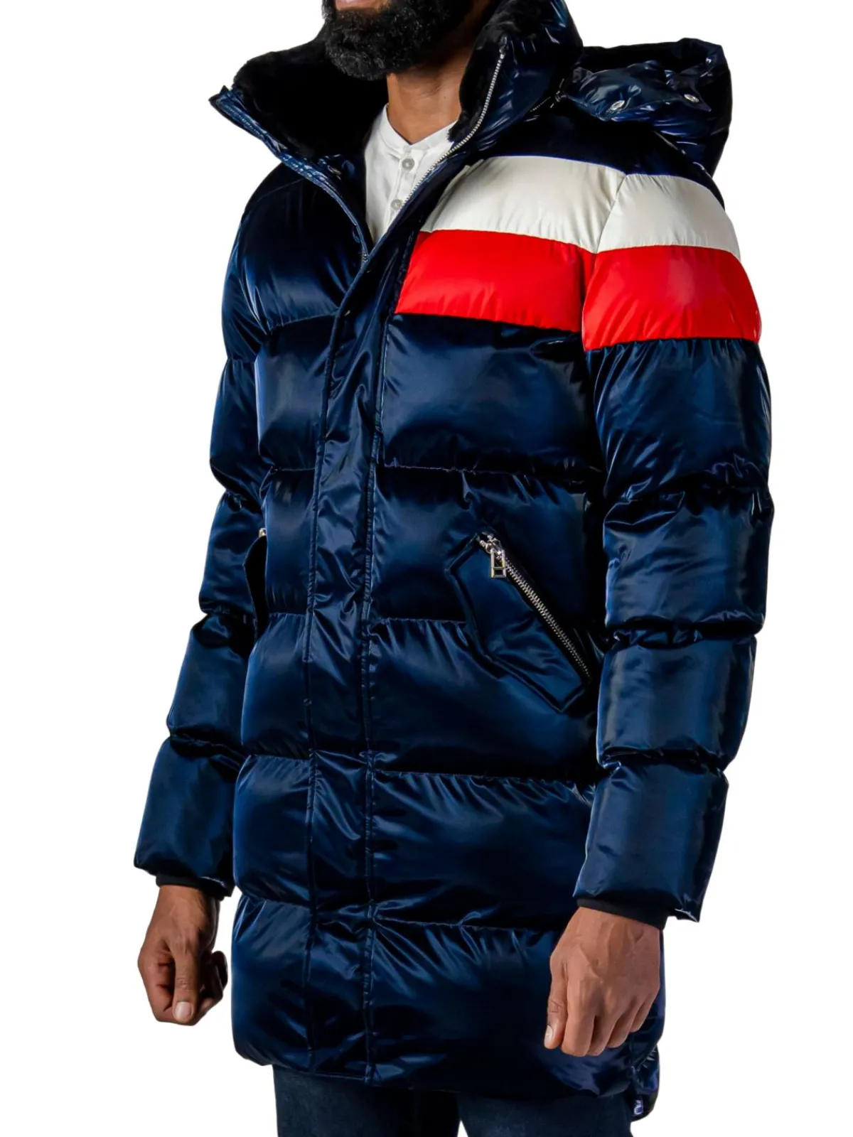 Woodpecker Coats & Jackets|Penguin Heavy Weight Puffer Parka Blue Red Winged