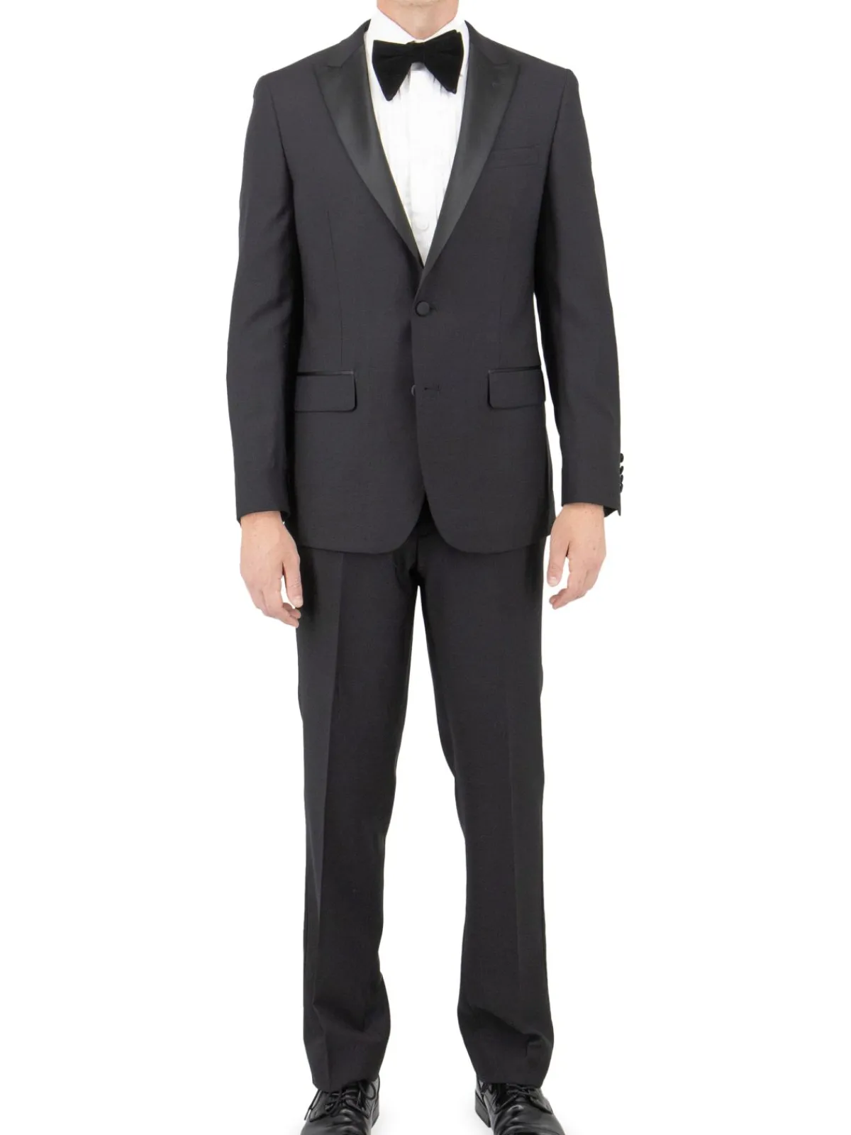 Tiglio Tuxedos & Formal Wear|Perennial Modern Fit Wool Tuxedo Black