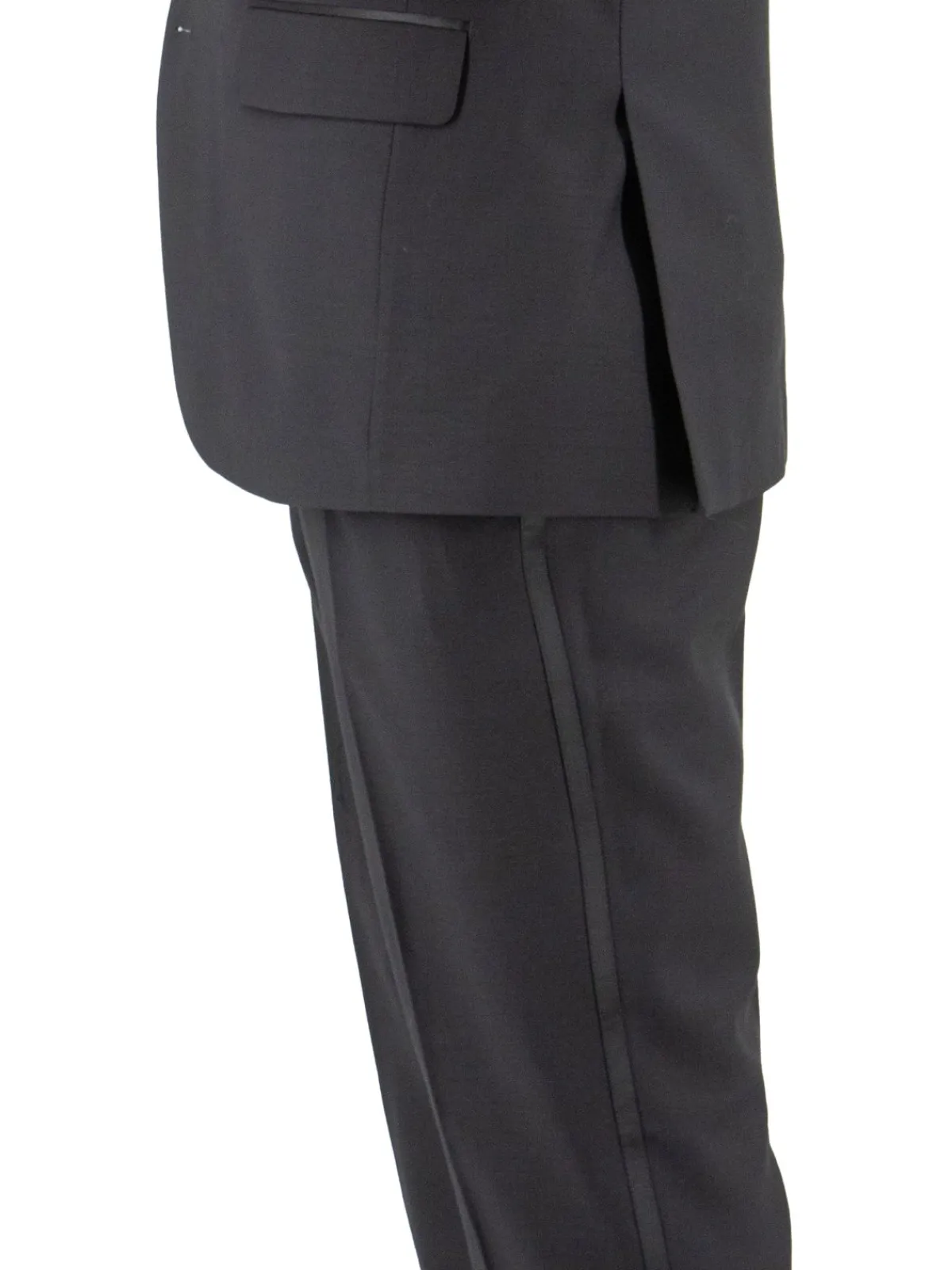 Tiglio Tuxedos & Formal Wear|Perennial Modern Fit Wool Tuxedo Black