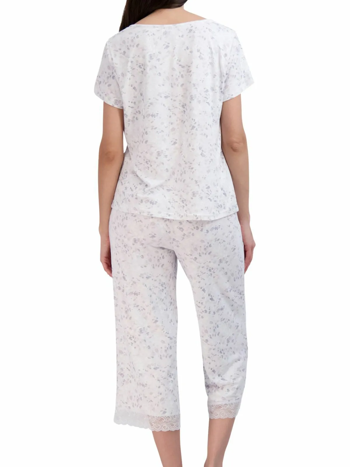 Women Tahari 2-Piece Abstract Print Pajama Set