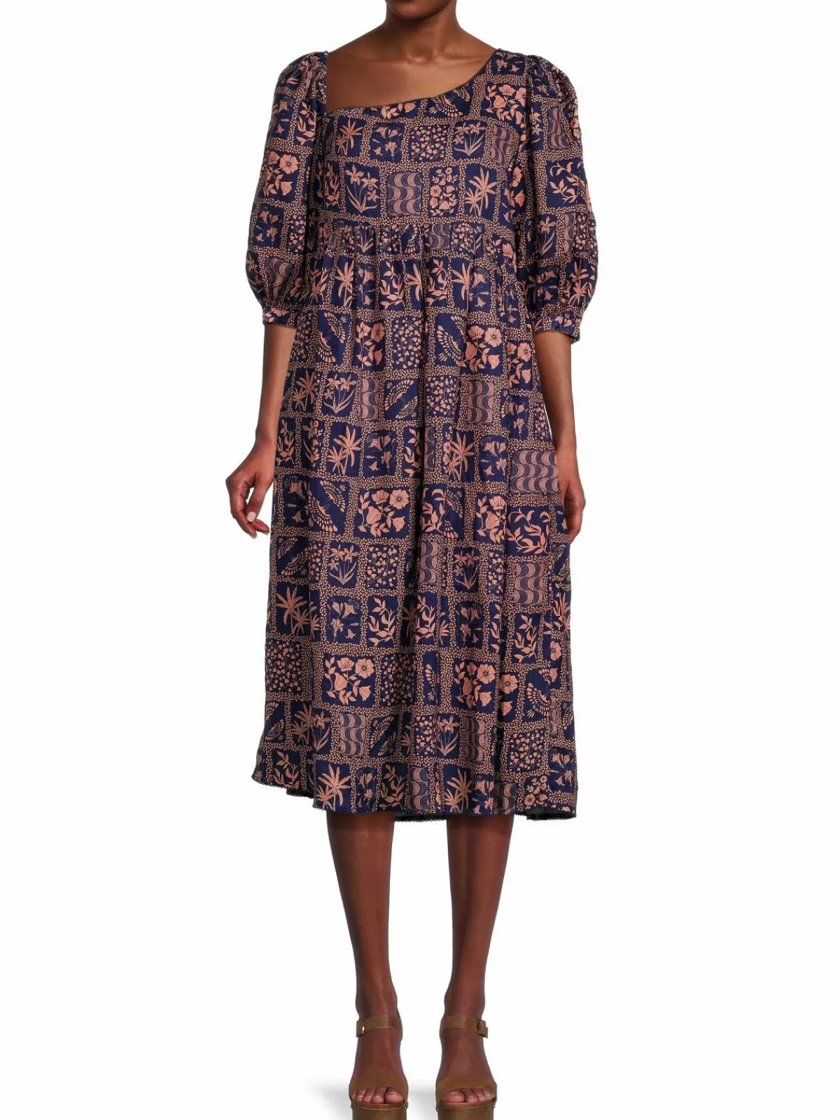 Women Agua Bendita 2-Piece Floral Shift Dress & Garment Bag Set